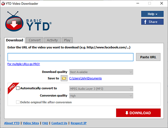 YTD Video Downloader Pro 